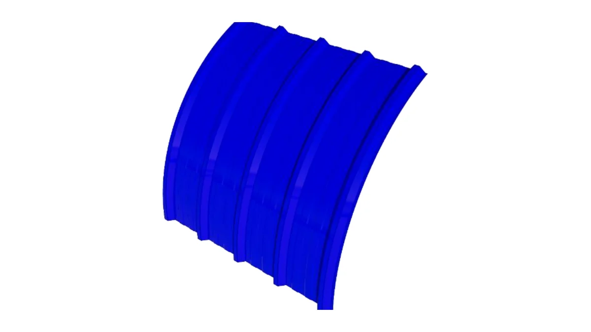 PS-25-210-840-Arch profiled steel sheet product view