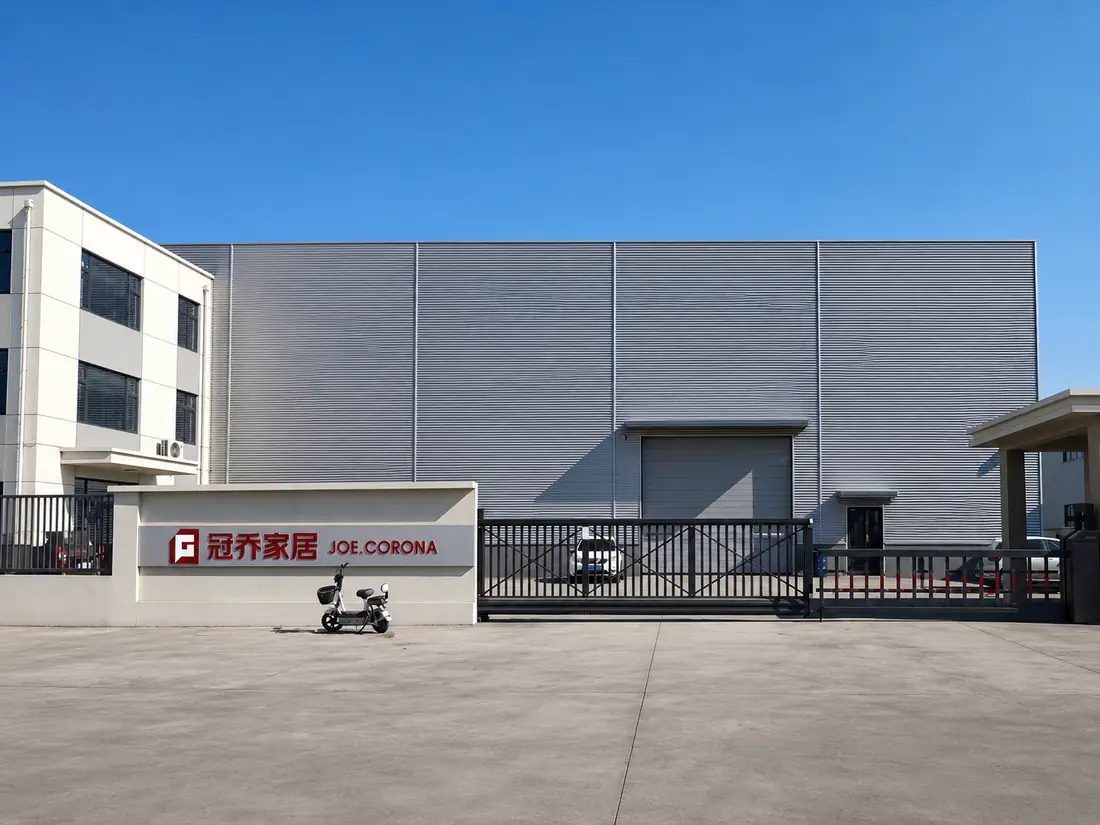 Joe Corona furniture workshop steel building